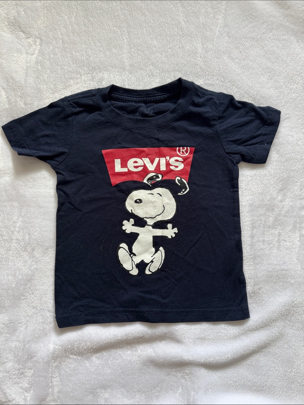 Navy Blue Levi’s Snoopy Tee